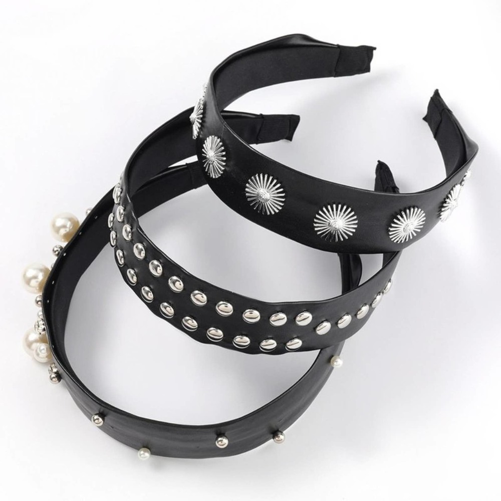 Pearls & Rhinestone Headband - Picture 3 of 4